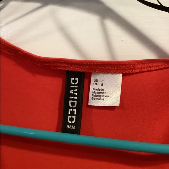 Red Wrap Dress - Picture 2 of 5